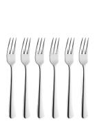 Chuletero Steak Fork 6-P Amefa Silver