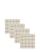 Servietter, Hdjoin, Sort;Råhvid House Doctor Cream