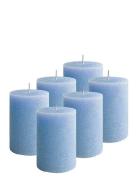 Rustic Pillar Candles Kunstindustrien Blue
