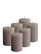 Rustic Pillar Candles Kunstindustrien Grey