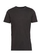 Mouliné O-Neck Tee S/S Lindbergh Black