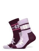 Rusa Sock 2Pk Kari Traa Pink