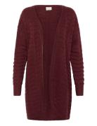 Kaemria Knit Cardigan Kaffe Burgundy