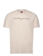 Tjm Reg Linear Logo Tee Ext Tommy Jeans White
