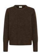 Kaniel Crew Neck Pullover Kaffe Brown
