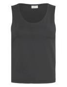 Kaarina Jersey Top Kaffe Black
