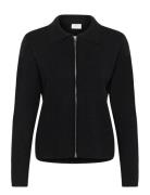 Kavisja Polo Cardigan Kaffe Black