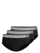 Jaceaston Solid Briefs 3-Pack Jack & J S Black