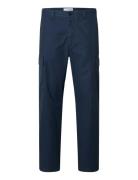 Slh220-Loose Declan Cargo Pants Ex Selected Navy