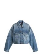 Tommy Girl Ovsz Crp Trucker Jkt Tommy Jeans Blue