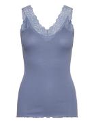 Rwbernadine Organic Cotton Sl Lace Rosemunde Blue