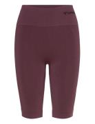 Hmltif Seamless Cyling Shorts Hummel Burgundy
