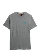 Essential Logo Emb Tee Superdry Grey