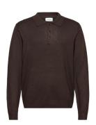 Ecovero L/S Polo Lindbergh Brown
