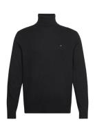 Pima Org Ctn Cashmere Roll Neck Tommy Hilfiger Black