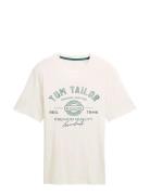 Logo Tee Tom Tailor White