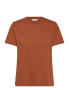 Reg Shield Ss T-Shirt GANT Orange