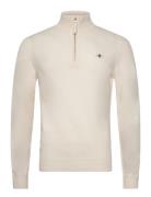 Superfine Lambswool Half Zip GANT Cream