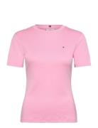Slim Cody C-Nk Ss Tommy Hilfiger Pink