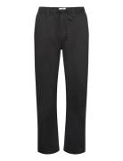 Akjan Cotton Pleat Ela Pants Anerkjendt Black