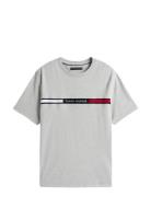 Hilfiger Chest Insert Tee Tommy Hilfiger Grey