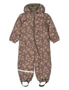 Snow Suit Aop Mikk-line Brown