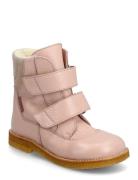 Boots - Flat - With Velcro ANGULUS Pink