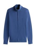 Essential Cotton Zip Thru Tommy Hilfiger Blue