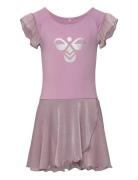 Hmljr Mix Glitter Dress Hummel Pink