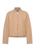 Cotton Nylon Reg Bomber Tommy Hilfiger Beige
