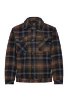 Luke Check Wool Jacket Clean Cut Copenhagen Brown