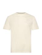 Reg Tonal Shield Ss T-Shirt GANT Cream