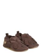 Slippers Suede Animal En Fant Brown
