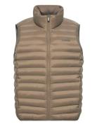 Slvlss Lt Wt Nylon Puffer Vest Calvin Klein Beige