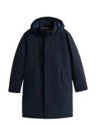 Tech Hooded Padded Parka Tommy Hilfiger Navy