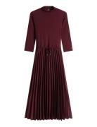 Slim 5X2 Rib Mix Midi Drs Tommy Hilfiger Burgundy