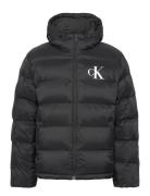 Ls Nylon Monogram Puffer Jkt Calvin Klein Jeans Black