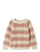 Nmfemlen Ls Knit Stripe Lil Lil'Atelier Pink