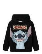 Nkfjixiri Stitch Nreg Sweat Wh Unb Wdi Name It Black
