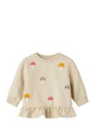 Nbflamella Ls Sweat Unb Name It Beige