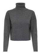Onlama Life Ls Rib Rollneck Cc Knt ONLY Grey