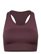 Hmlyoga Seamless W Crop Top Hummel Burgundy