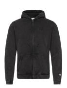 Full Zip Hoodie Sweatshirt Champion Black