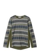 Nkmwillto Wool Ls Top Name It Khaki