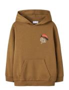 Nkmnopal Ls Nreg Sweat Wh Bru Name It Brown