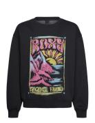 Lineup Crew Brushed Rg Roxy Black