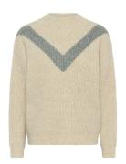 Kaelina Pullover Kaffe Beige