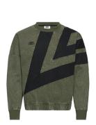 Washed Diamond Drill Sweat Umbro Khaki