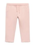 Cotton Drawstring Joggers Mango Pink