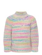 Kmgcarma-Lia L/S O-Neck Cp Knt Kids Only Patterned